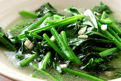 青菜炒め